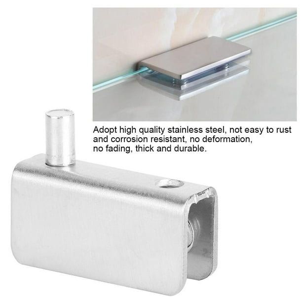 12mm S Fixing Clip 10 PCS Single Hole Aluminum Alloy Glass Fixing Clip 12mm S Fixing Clip 10 PCS Single Hole Aluminum Alloy Glass Fixing Clip